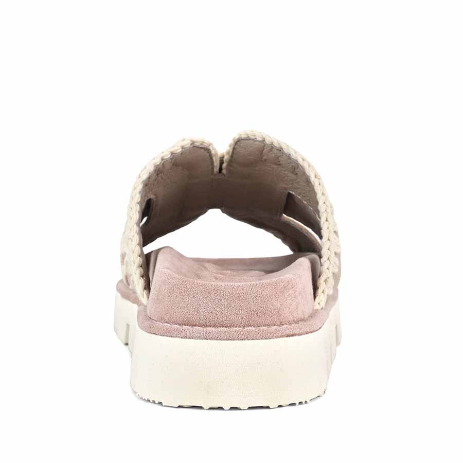 Mou sandalo Bio sandal bicolor silver peony pink sand
