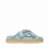 Mou sandalo Rope sandal Criss-cross painted denim