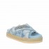 Mou sandalo Rope sandal Criss-cross painted denim