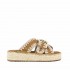 Mou Jute sandal cognac