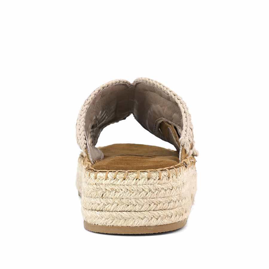 Mou Jute sandal cognac