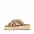 Mou Jute sandal cognac