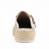 Mou Jute clog plain suede chalk
