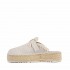 Mou Jute clog plain suede chalk