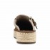 Mou Jute clog plain suede nut brown leather