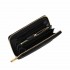 Coccinelle portafoglio zip Metallic soft nero
