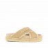 Mou sandalo Rope bio sandal Criss-cross raffia metal natural