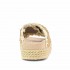 Mou sandalo Rope bio sandal Criss-cross raffia metal natural