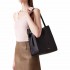 Borbonese borsa Dèjeuner secchiello medium nero