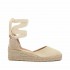 Castañer Carina espadrilles wedge sandal in ivory