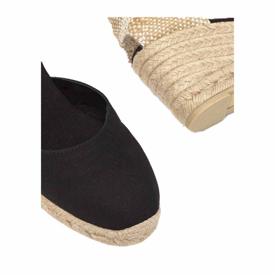 Castañer Carol wedge espadrilles sandal black