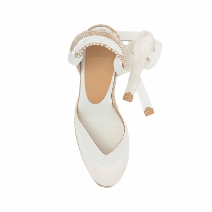 Castañer Chiara sandal espadrilles zeppa blanco