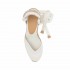 Castañer sandalo Chiara espadrillas zeppa blanco