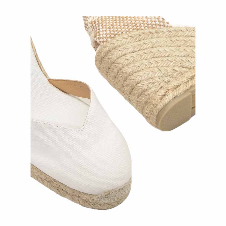 Castañer Chiara sandal espadrilles zeppa blanco