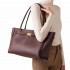 Borbonese borsa shopping large Torinese vitello castano