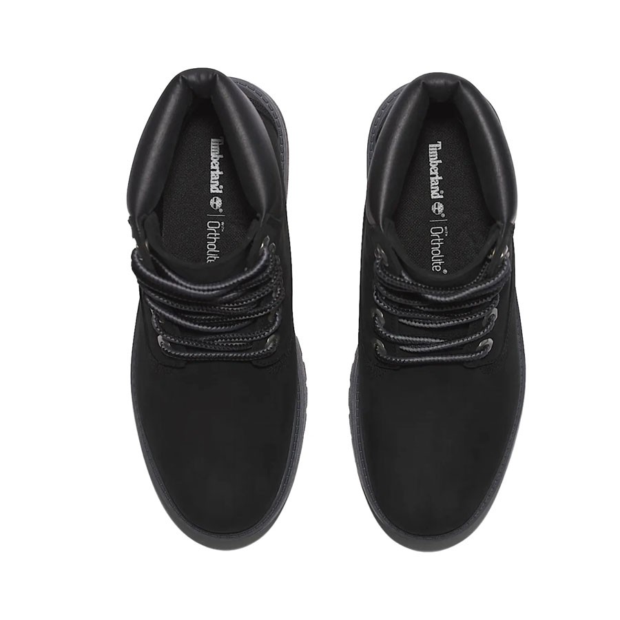 Timberland Stone Street 6 inch JET BLACK women's boot