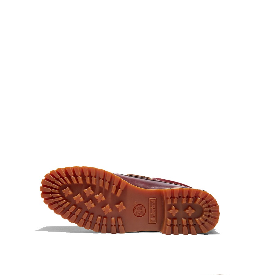 Scarpa Timberland® Authentic 3-Eye Lug Handsewn da Uomo in bordeaux