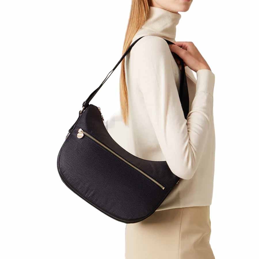 Borbonese Luna Bag Small dark black