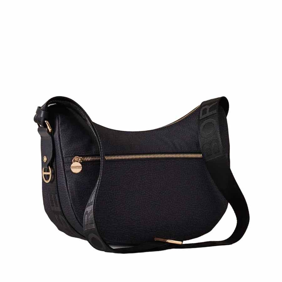 Borbonese Luna Bag Small dark black