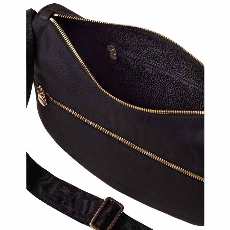 Borbonese Luna Bag Small dark black