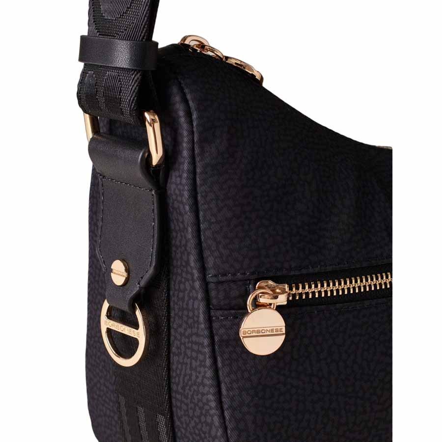Borbonese Luna Bag Small dark black