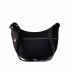 Borbonese borsa Luna bag middle Hobo tessuto Op dark black