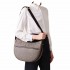 Borbonese Luna Bag Middle zip OpNaturale nero