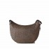 Borbonese Luna Bag Middle zip OpNaturale black