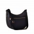Borbonese Luna Bag Medium zip dark black