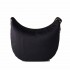 Borbonese Luna Bag Medium zip dark black