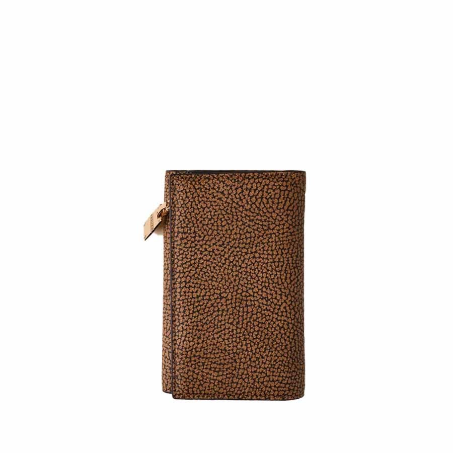 Borbonese medium wallet Op graffiti natural