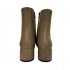 Roberto Festa NEREA mid-heeled boot in taupe/black leather