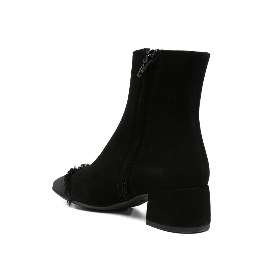 Roberto Festa FIORENE medium heel black suede boot