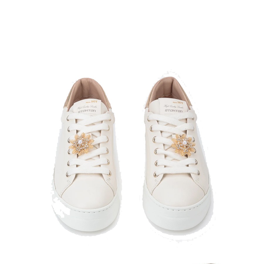 Stokton sneakers low women's cream