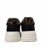 Stokton Sneakers pour femmes Jungle en cuir noir