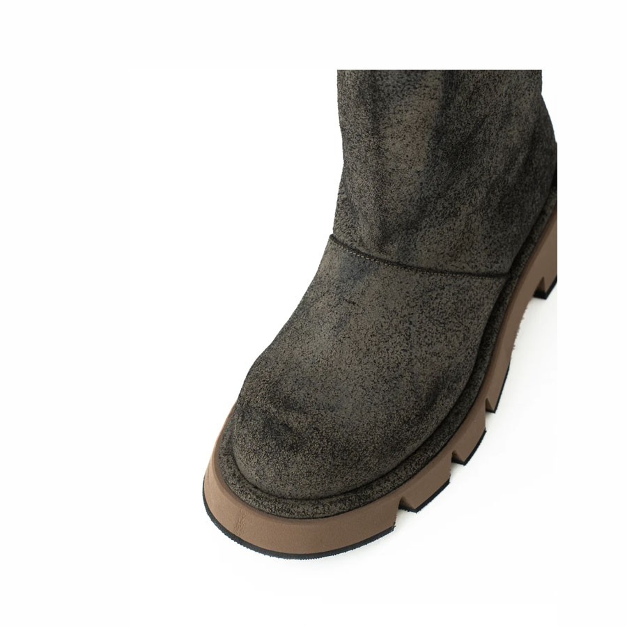 Paloma Barcelò Dores tsuede taupe boot