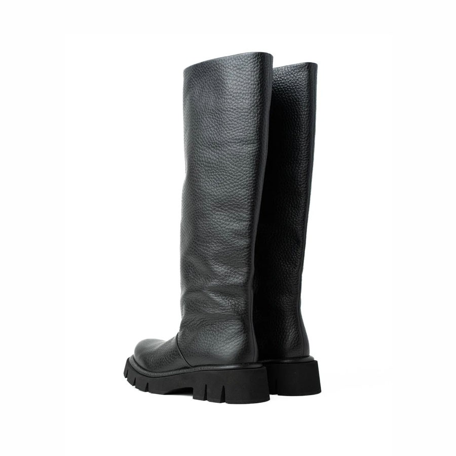 Paloma Barcelò stivale Dores nappa grain black