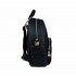 Borbonese dark black fabric backpack