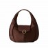 Borbonese borsa Hobo small Cottage tessuto OP noisette