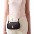 Borbonese mini Cahier shoulder bag in OP fabric in dark black