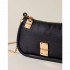 Borbonese borsa tracolla mini Cahier Tessuto OP dark black