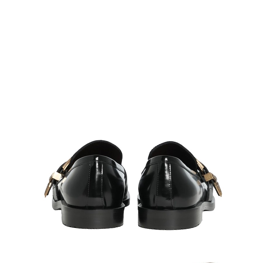Roberto Festa LIRA moccasin in brushed black colour