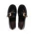 Roberto Festa LIRA moccasin in brushed black colour