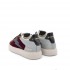 Stokton Women's Suede and Velvet Sneakers Burgundy Beige