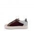 Stokton Sneakers Donna In Camoscio e Velluto Bordò Beige