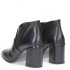 Mjus stivaletti con tacco vitello nero