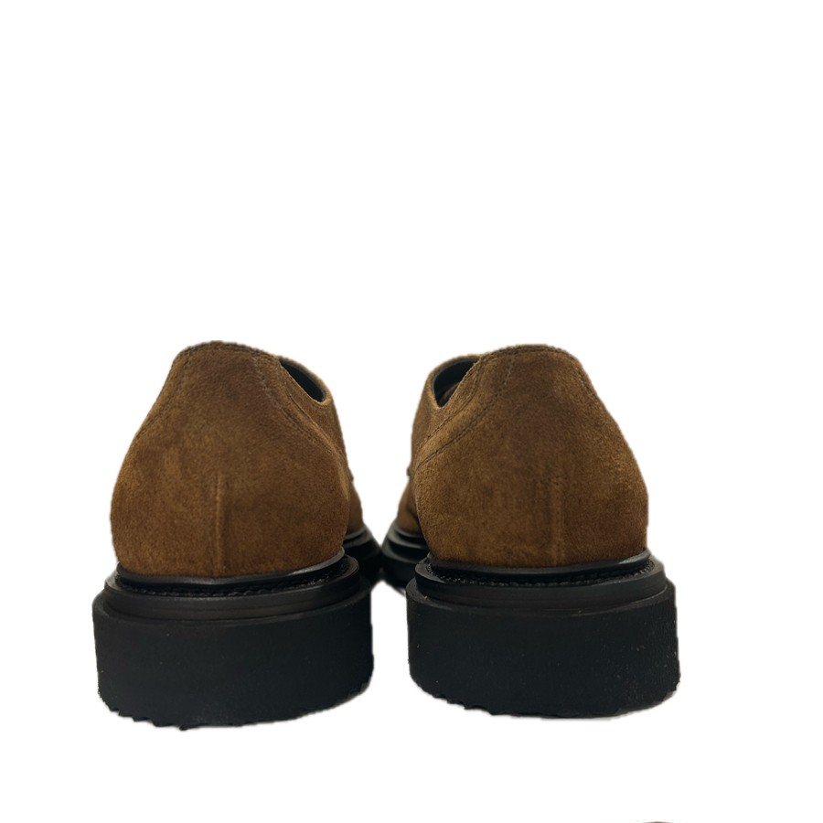 PANTANETTI Stivaletto uomo con elastici laterali in camoscio brown