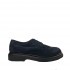Derby men's pants in blue suede