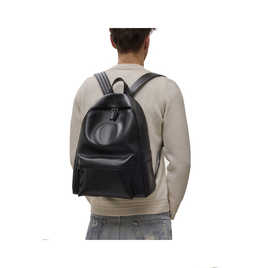ORCIANI Laio Alba backpack in black leather