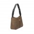 Borbonese Tulip medium hobo bag in Opnaturale coated canvas